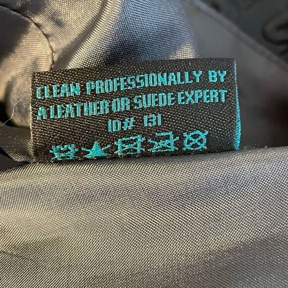 Siena Studio black leather laser cut blazer/jacket 8 - Picture 9 of 9